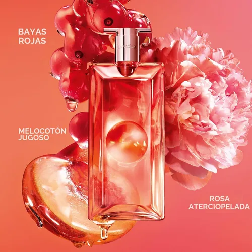 Miniatura 2 de Lancôme Idôle Peach 'N Roses Eau de Parfum - Melocotón jugoso, bayas rojas brillantes y rosa aterciopelada, perfume floral afrutado, aroma diario