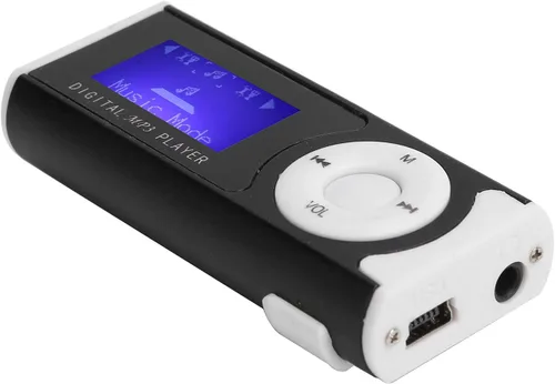 Miniatura 5 de Reproductor de MP3, soporte para reproductor de música 16 GB, tarjeta de extensión LCD, reproductor de música digital portátil con cable USB