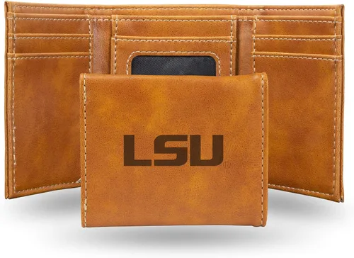Miniatura 121 de NCAA Rico Industries - Billetera triple grabada con láser, con grabado láser, accesorio para hombre
