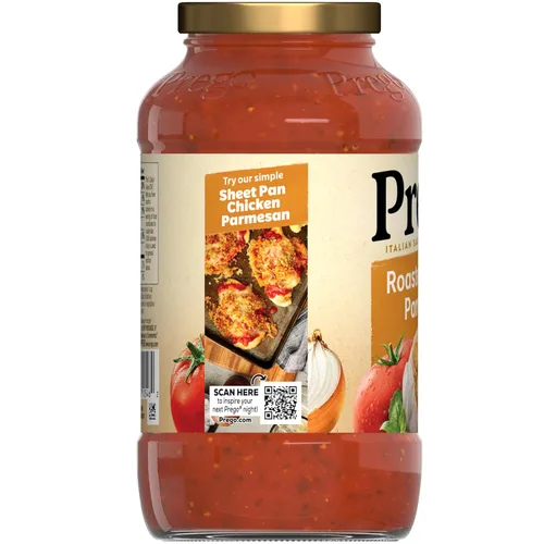 Miniatura 9 de Prego Salsa de pasta, salsa de tomate italiana con ajo asado y queso parmesano, tarro de 24 onzas