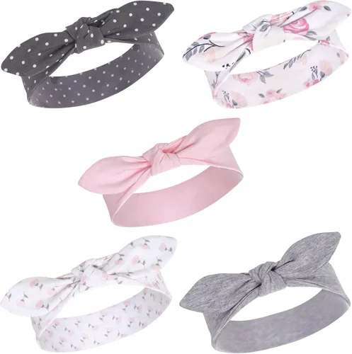 Miniatura 3 de Hudson Baby - Diademas de algodón y sintéticas, talla 0-24 meses Floral azul