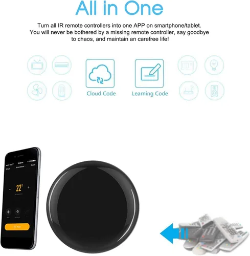 Miniatura 4 de Concentrador de control remoto WiFi-IR, módulo de control remoto inteligente WiFi IR, control de voz inteligente con aplicación Tuya compatible