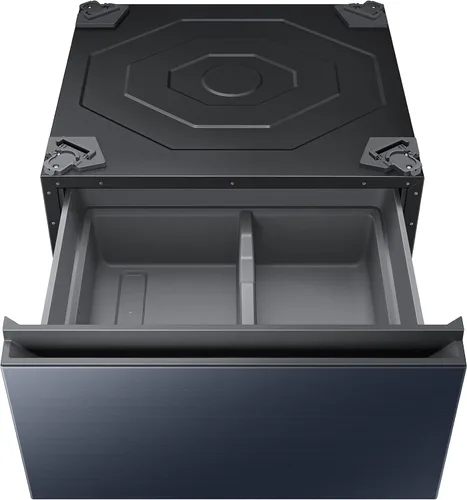 Miniatura 2 de SAMSUNG Pedestal de 27 Pulgadas Bespoke para Lavadora Secadora de Carga Frontal con Cajón de Almacenamiento de Ropa Extraíble, WE502ND, Azul Marino