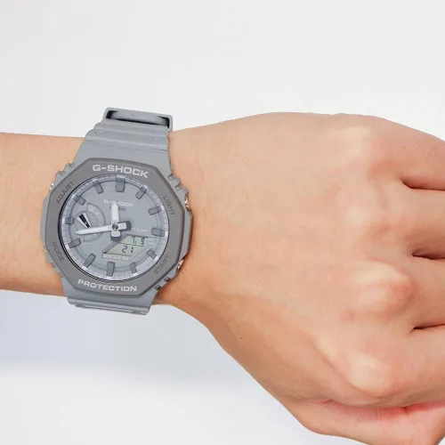 Miniatura 5 de Casio G-Shock G-Shock GA-2110ET-8A - GA-2110ET-8A para hombre, resistente al agua, analógico, digital, gris, Moderno