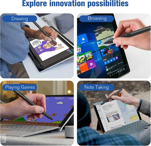 Miniatura 7 de Lápiz óptico para dispositivos de pantalla táctil ASUS, lápiz digital activo con punta ultrafina, sensibilidad a la presión 1024, rechazo de palma