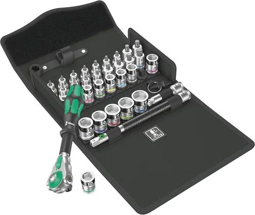 Miniatura 2 de Wera 05020068001 6001 Joker Switch Llaves combinadas de trinquete, con palanca de cambio, 0.512 x 7.047 in