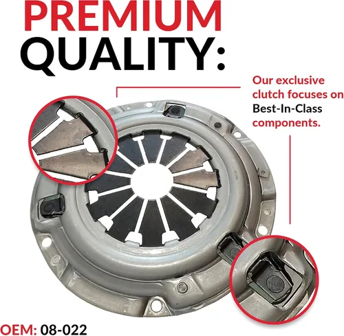 Miniatura 2 de Kit de embrague compatible con Civic Delsol Acura El DX EX GX LX Reverb VALUE EX-R CX SI VX 1992-2005 1.5L L4 1.6L L4 1.7L L4 GAS SOHC aspirado