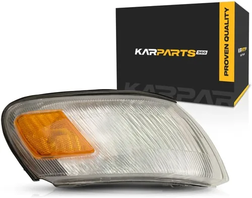 Para Toyota Corolla 1993 94 95 96 1997 Conjunto de luz de marcador lateral lado del pasajero | Delantero | Esquina de guardabarros | Lente ámbar y