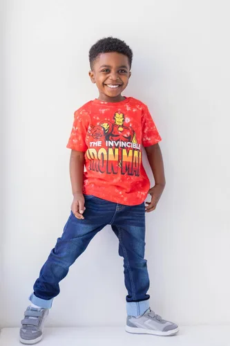 Miniatura 2 de Marvel Camiseta estampada de manga corta con estampado de Avengers Boys