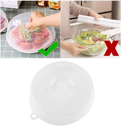 Miniatura 6 de Cubierta lavable para placa de microondas, tapa de placa de microondas, silicona para accesorios de horno de microondas, tapas de utensilios