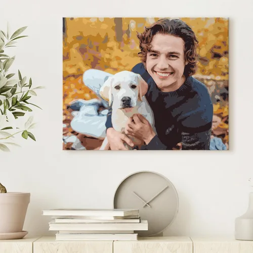 Miniatura 5 de SIYDCF Pintura personalizada por números, personaliza pintura por números para adultos principiantes, kit de pintura acrílica para decoración