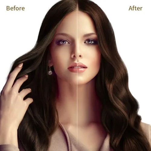 Miniatura 4 de Champú de tinte para cabello castaño oscuro para cabello gris, champú de color semipermanente para mujeres y hombres, ingredientes herbarios, Marrón