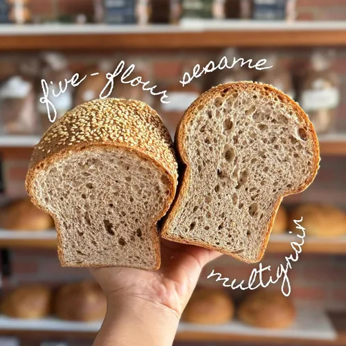 Miniatura 4 de Dr. B's Wilbur Five Harour Pan multigrano 0.04 oz de carbohidratos netos y 0.27 oz de proteína Bajo en calorías, vegano, sin azúcar Pan de pan