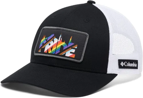 Miniatura 849 de Columbia - Gorra de malla con bandera con árboles unisex para adultos, corona alta
