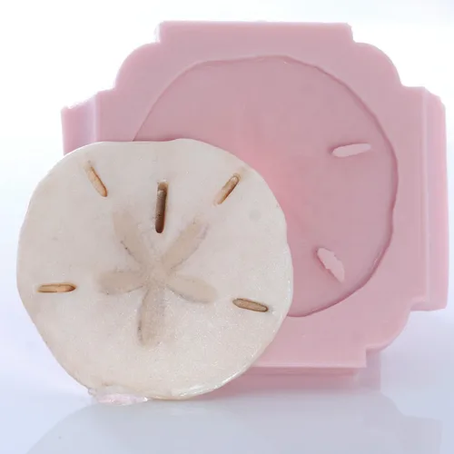 Miniatura 8 de Molde de silicona Sand Dollar para fondant seguro para alimentos, chocolate, caramelo, resina, arcilla polimérica, jabón, manualidades, joyería