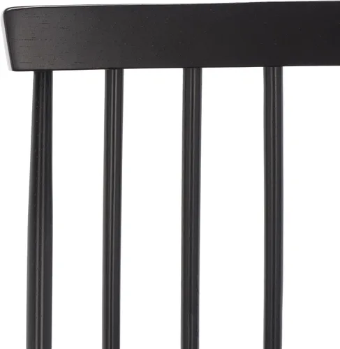 Miniatura 4 de Safavieh Home Collection May Farmhouse - Taburete de madera maciza con husillo negro de 25 pulgadas