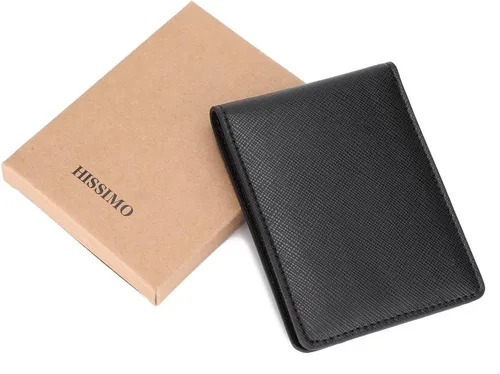 Miniatura 7 de Cartera de bolsillo frontal para hombre, con bloqueo RFID, S