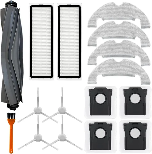 D10 Plus Gen 2 Piezas de repuesto Accesorios compatibles con Dreame D10 Plus Gen 2 Robot Aspirador, incluye 1 cepillo principal, 2 filtros Hepa, 4