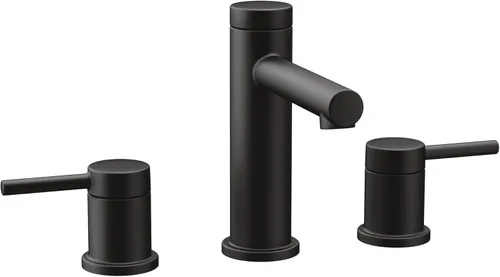 Miniatura 16 de Moen Align Grifo de Baño Moderno Extendido de Dos Manijas y Tres Orificios en Dorado Cepillado Kit de Moldura, Válvula Requerida, T6193BG Oro