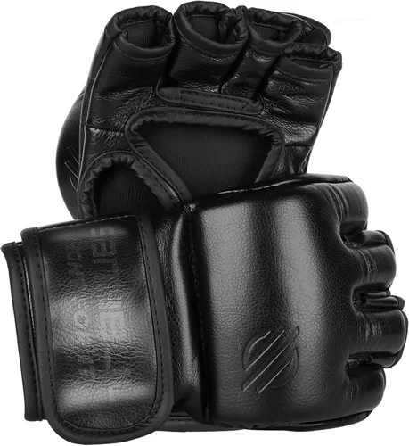 Miniatura 3 de Sanabul Guantes forjados de batalla de 4 onzas MMA para hombres y mujeres, guantes profesionales de boxeo, Muay Thai, Kickboxing, para combate