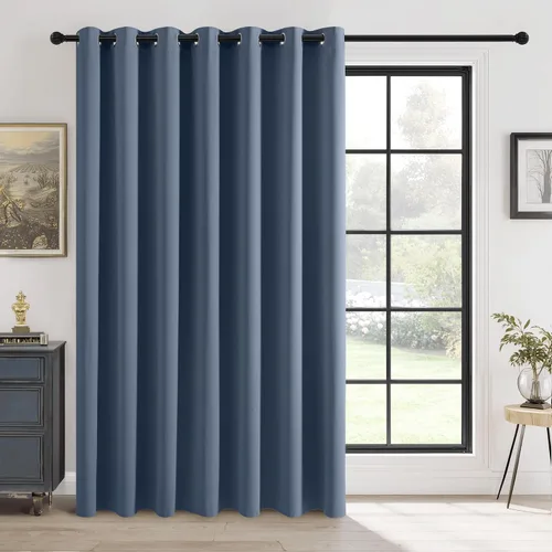 Miniatura 60 de RYB HOME - Cortinas opacas para patio - Cortinas con ojales sólidos, paneles de ventana grandes, eficiencia energética, cortinas de privacidad