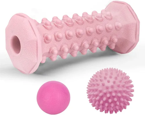 Miniatura 11 de Alivio de la fascitis plantar, masajeador de rodillos de pies, bola de lacrosse de masaje, juego de terapia de bola puntiaguda para aliviar