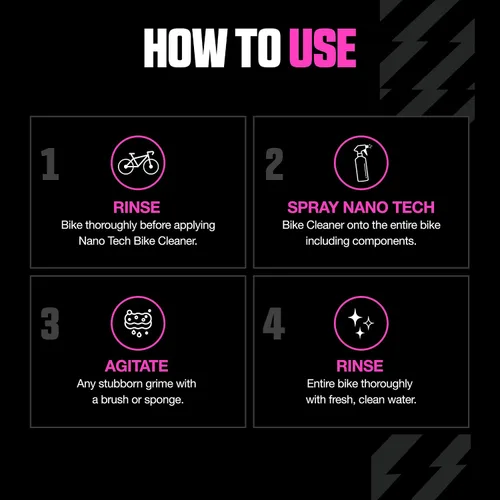 Miniatura 6 de Muc-Off Nano-Tech - Limpiador de bicicletas, 5 litros, líquido de limpieza de bicicletas de acción rápida, biodegradable, seguro en todas