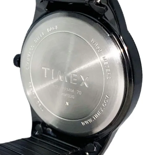 Miniatura 5 de Timex Tribute Reloj Acclaim de cuarzo de 1654in para hombre con correa de acero inoxidable