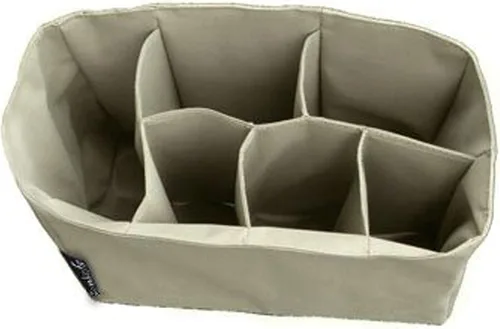 Miniatura 4 de Comicfs Organizador de inserción de bolsa de pañales para bebé (Dimensiones: 12 X 6.4 X 8 pulgadas, caqui)