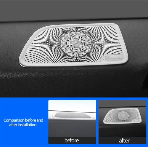 Miniatura 2 de Accesorios de automóvil para decoración de bocina de maletero para Mercedes-Benz GLE350 W167 GLE450 53 AMG 580 63 AMG S GLS450 X167 GLS580 63 AMG