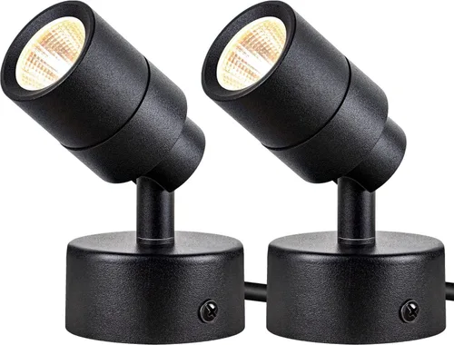 Miniatura 8 de SUNVIE Paquete de 2 luces LED para interiores, focos de 3 W para uso en interiores con blanco cálido de 3000 K, focos de 120 V para plantas