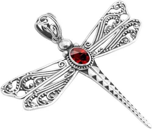 Miniatura 20 de Collar de plata de ley 925 para mujer, collar con colgante de piedras preciosas auténticas, collar con colgante hipoalergénico para regalo