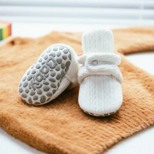 Miniatura 60 de Sawimlgy - Botines de algodón antideslizantes para recién nacido, con agarre, para cuna o para el invierno