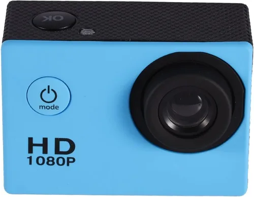 Miniatura 2 de Mini cámara deportiva, 2 pulgadas, 1080P, pantalla LCD completa, cámara de acción 4K 98.4 ft con mini videocámara accesorios de montaje, soporte