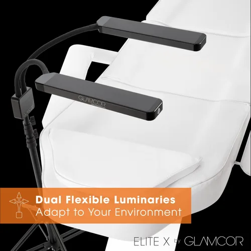 Miniatura 4 de GLAMCOR Elite X Kit de iluminación LED portátil para extensión de pestañas, esteticista, maquillaje, filmación y fotografía 5600K de luz diurna