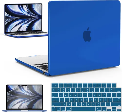 Miniatura 66 de IBENZER Funda para MacBook Air de 13 pulgadas 2026 2025 2024 2023 2022 M4 A3240 M3 A3113 M2 A2681, funda rígida con cubierta de teclado ScreenFilm