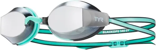 TYR Black Ops 140 EV Gafas de natación espejadas para carreras, ajuste para mujer