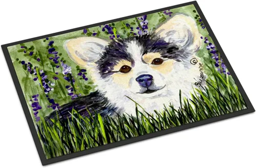 Miniatura 347 de Caroline's Treasures SS8220MAT - Felpudo afgano de 18 x 27 pulgadas, para interiores y exteriores, para entrada, antideslizante, lavable, de pelo