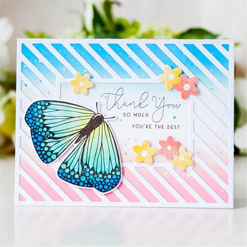 Miniatura 45 de Troqueles de corte para hacer tarjetas de papel, marco de fondo de Navidad 3D, plantillas de metal, herramientas de álbumes de recortes, plantilla