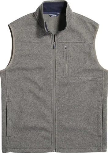 Miniatura 4 de IZOD Chaleco de forro polar grande y alto para hombre con cierre completo de cremallera