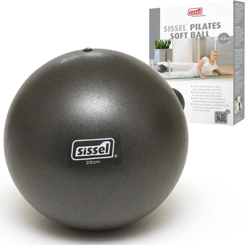 Miniatura 12 de SISSEL Pilates Soft Ball Gray 8.5 in Phthalate- & Latex-Free PVC for Deep Relaxation & Muscle Strengthening 340 lbs Capacity Includes