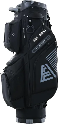 Miniatura 2 de ASK ECHO Bolsa de carrito de golf T-Lock 2024 con organizador de 14 vías, bolsa de carrito premium con asas y cubierta para lluvia, para hombres
