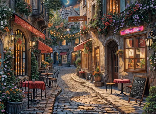 Miniatura 6 de Anatolian Puzzle - Café Montmartre, Rompecabezas de 1000 piezas, #1177