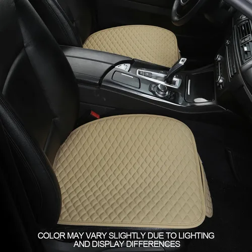 Miniatura 9 de West Llama Fundas Protectoras Inferiores de Cuero PU para Asientos de Automóvil Incluyen 1 Par de Almohadillas Protectoras de Asiento Delantero