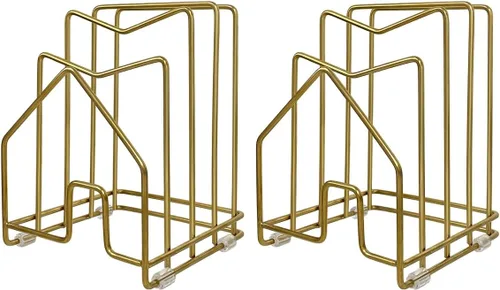 Miniatura 12 de SUNFICON Estante para tabla de cortar, organizador de tablas de cortar, soporte para tapas de ollas, bandeja fina para hornear, bandeja de secado 1