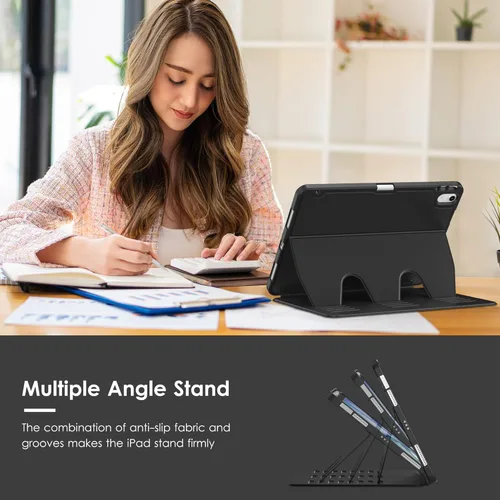 Miniatura 5 de VIKESI - Funda para iPad Air de 11 pulgadas con chip M3 / M2 2025/2024 y para iPad Air de 5ª/4ª generación de 10.9 pulgadas 2022/2020, funda