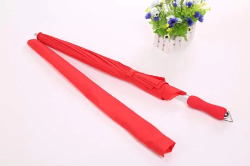 Miniatura 5 de KXCFCYS Forever Love - Sombrilla con forma de corazón rojo para niñas, para San Valentín, boda, compromiso y accesorios fotográficos (rojo)