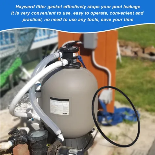 Miniatura 6 de SPX0714L Reemplazo de junta tórica de cubierta para válvulas multipuerto Hayward y sistemas de filtro de arena, junta para válvulas Hayward Variflow