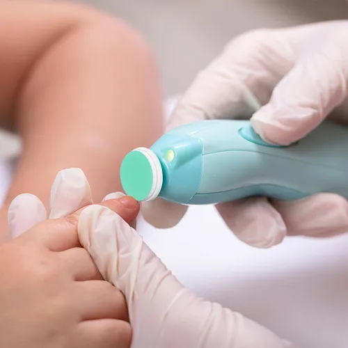 Miniatura 6 de DOITOOL Almohadillas de repuesto para lima de uñas eléctricas para bebés, 24 cabezales de rectificado de 0.70 pulgadas para recortadora de uñas