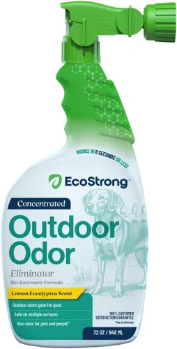 Miniatura 12 de Eliminador de Olor Exterior Limpiador de Orina de Perro al Aire Libre con Enzimas – Potente Desodorizador de Olor a Mascota, Gato, Animal